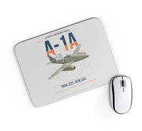 Thumbnail for Messerschmitt Me 262A-1a design on light gray rectangle mouse pad