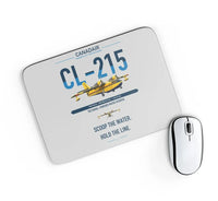 Thumbnail for Canadair CL-215 design on light gray rectangle mouse pad