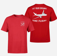 Thumbnail for Customisable Let Your Dreams Take Flight T-Shirt - view 6