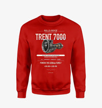 Thumbnail for TRENT 7000 design on red sweatshirt