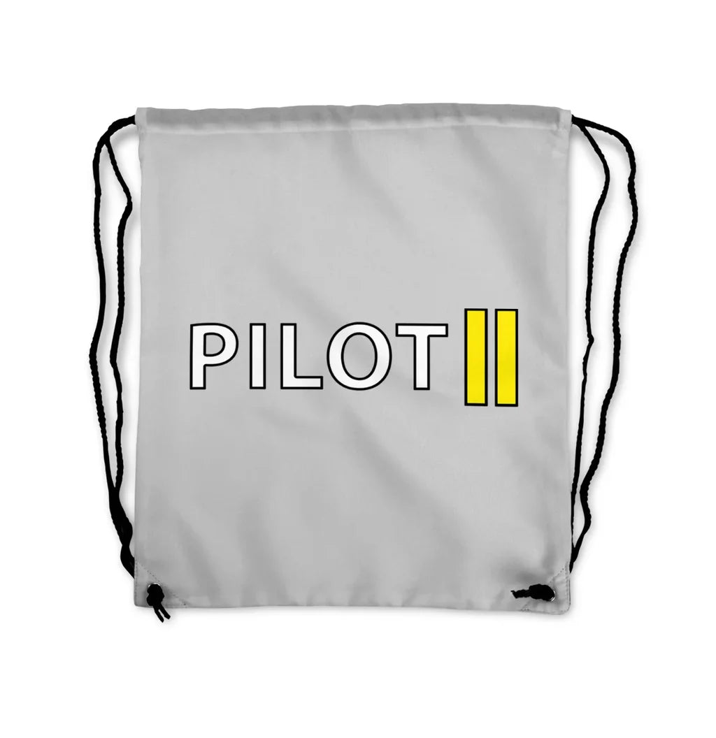 Pilot & Stripes Drawstring Bag - view 6