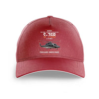 Thumbnail for Sikorsky S-76B design on dark red printed hat