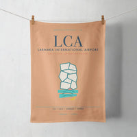 Thumbnail for Larnaka International Airport (LCA) design on orange towel