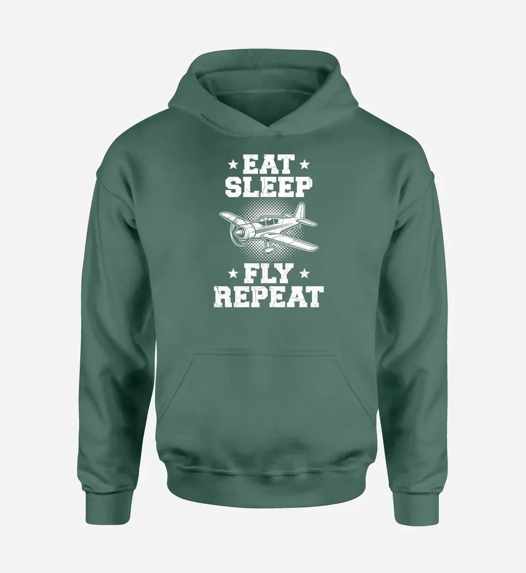 Eat Sleep Fly Repeat - Green