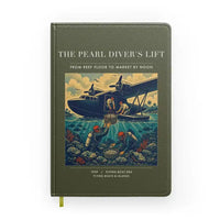 Thumbnail for VINTAGE G4271 - The Pearl Diver's Lift - Designed Notebooks design on greenarmy