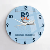 Thumbnail for Handley Page Victor B2 design on light blue no frame wall clock