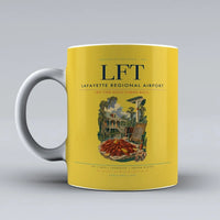 Thumbnail for Lafayette Regional Airport (LFT) airport code design on yellow ceramic mug