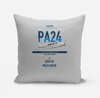 Thumbnail for Piper PA-24-250 Comanche 250 design on light gray pillow