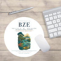 Thumbnail for Philip S. W. Goldson International Airport (BZE) design on white round mouse pad