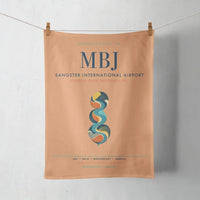 Thumbnail for Sangster International Airport (MBJ) design on orange towel