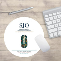 Thumbnail for Juan Santamaría International Airport (SJO) design on white round mouse pad