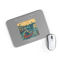 Thumbnail for VINTAGE G4278 - The Postmaster's Rowboat - Designed Mouse Pads design on gray rectangle