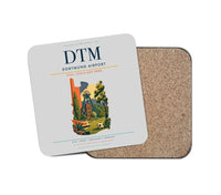 Thumbnail for Dortmund Airport (DTM) design on light gray 1 piece coaster