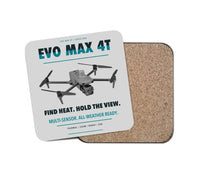 Thumbnail for Autel EVO Max 4T design on light gray 1 piece coaster