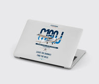 Thumbnail for Cessna 180J Skywagon design on light gray MacBook case