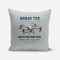 Thumbnail for DJI Agras T25 design on light gray pillow