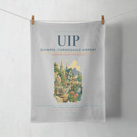Thumbnail for Quimper–Cornouaille Airport (UIP) design on light gray towel