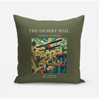 Thumbnail for VINTAGE G4020 - The Desert Mail - Designed Pillows design on greenarmy