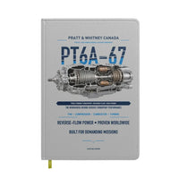 Thumbnail for PT6A-67 design on light gray notebook