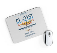 Thumbnail for Canadair CL-215T design on light gray rectangle mouse pad