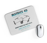Thumbnail for DJI Matrice 4D design on light gray rectangle mouse pad
