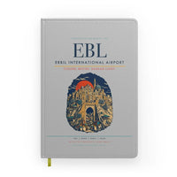 Thumbnail for Erbil International Airport (EBL) design on light gray notebook