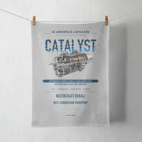 Thumbnail for CATALYST design on light gray towel