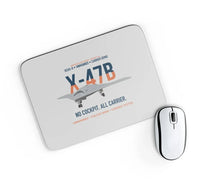 Thumbnail for X-47B UCAS-D Carrier Wing Without a Cockpit design on light gray rectangle mouse pad