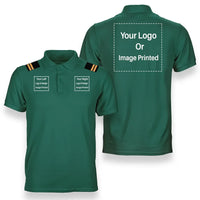 Thumbnail for Customisable Pilot Epaulettes Polo Shirt - view 6