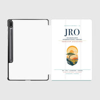 Thumbnail for Kilimanjaro International Airport (JRO) design on white samsung tablet tablet case