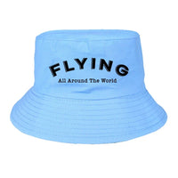 Thumbnail for Flying All Around The World summer hat - light blue