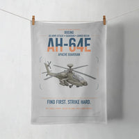 Thumbnail for Boeing AH-64E Apache Guardian design on light gray towel