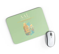 Thumbnail for Aalborg Airport AAL Mouse-Pad Rectangle - Light Green