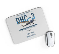 Thumbnail for DHC-3 Otter design on light gray rectangle mouse pad