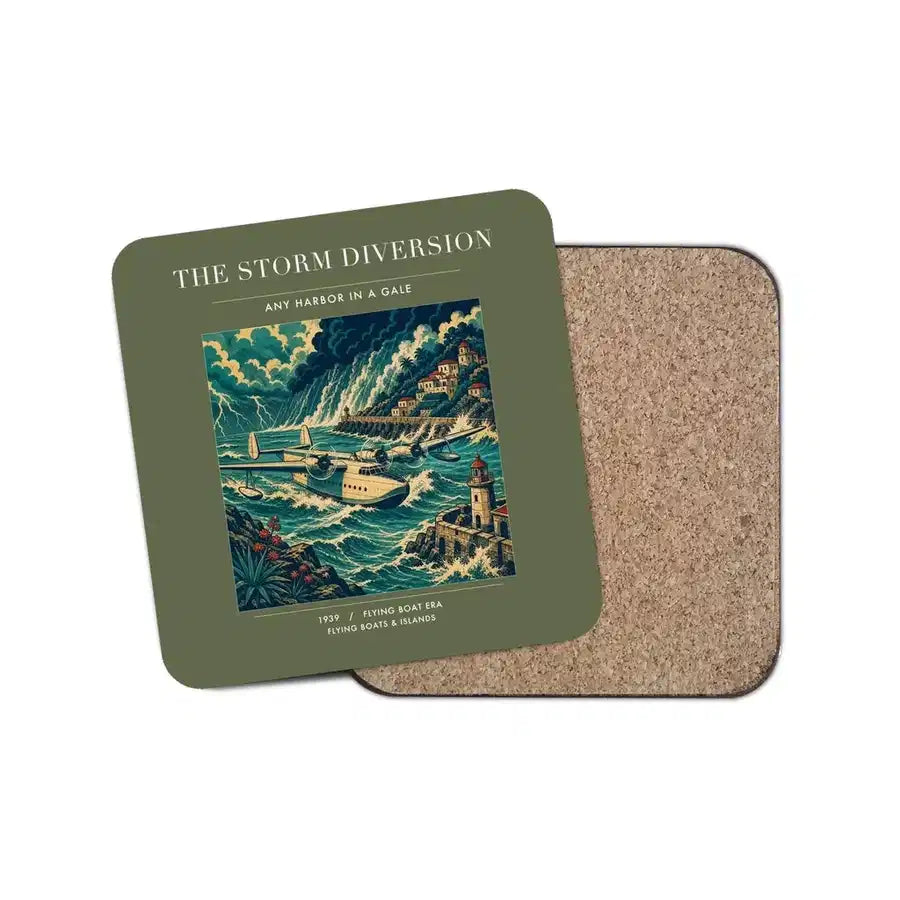 The Storm Diversion - Designed Coasters design on green army 1-piece