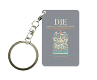Thumbnail for Djerba-Zarzis International Airport DJE Key Chain design on gray key chain