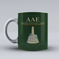 Thumbnail for Bitat Airport AAE — Annaba Mug design on dark green rabah