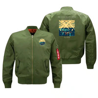 Thumbnail for VINTAGE G4504 - The Searchlight Choir - Bomber Jacket design on green