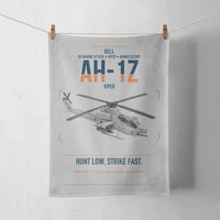 Thumbnail for Bell AH-1Z Viper design on light gray towel