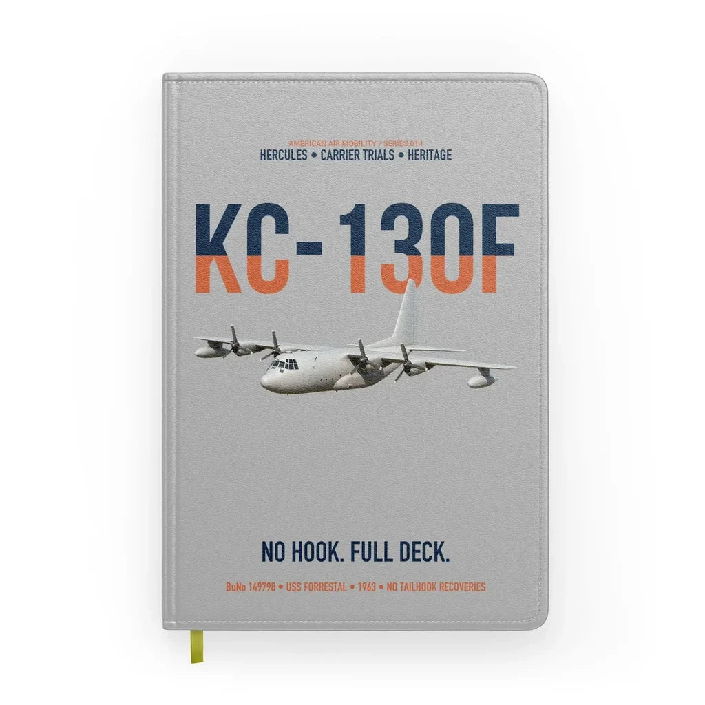 KC-130F BuNo 149798 design on light gray notebook
