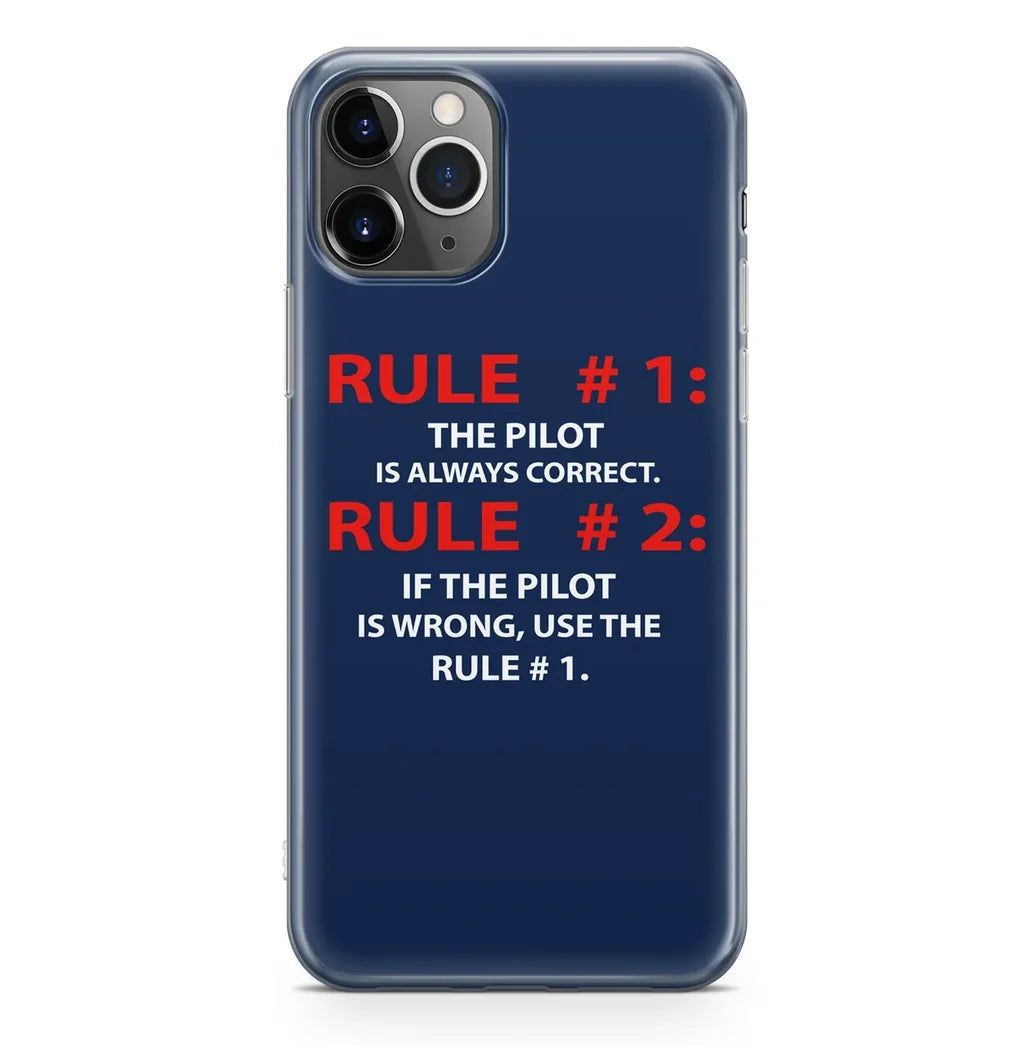 Rule 1 - Pilot is iPhone Case - view 6
