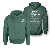 Thumbnail for Cessna Citation 500 - Citation I design on green double-side hoodie, double-side print