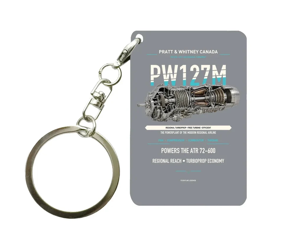 PW127M Key Chain design on gray key chain