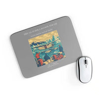 Thumbnail for VINTAGE G4349 - The Glacier Lagoon Touch - Designed Mouse Pads design on gray rectangle