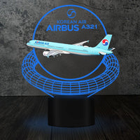 Thumbnail for Customisable Airbus A321 3D Lamp - view 6