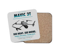 Thumbnail for DJI Mavic 3 Thermal design on light gray 1 piece coaster