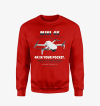 Thumbnail for DJI Mini 4K design on red sweatshirt