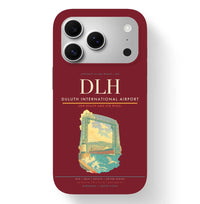 Thumbnail for Duluth Airport (DLH) design on dark red iPhone 17 Pro MagSafe case
