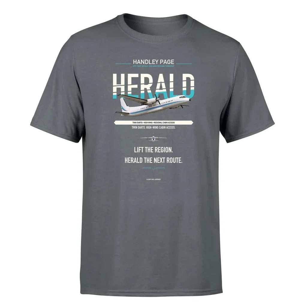 Handley Page HPR.7 Dart Herald design on gray single side