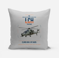 Thumbnail for HAL LCH Prachand design on light gray pillow